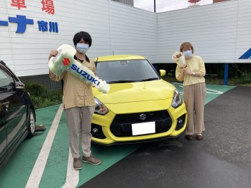 スイフトスポーツ　ご納車おめでとうございます!