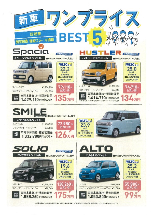 スズキアリーナ　トヨナガ太田店　15周年記念フェア開催！