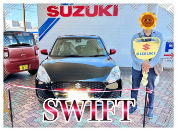 【納車式】スイフト！差し色がとても素敵です！！