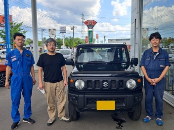 祝！ジムニーご納車おめでとうございます！