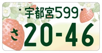 栃木県版図柄入りナンバープレートまもなく始まります！！