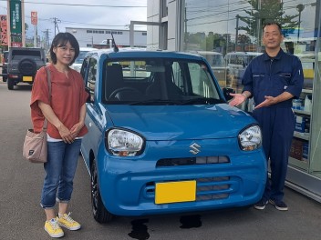 祝！アルトご納車おめでとうございます！