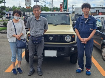 祝！ジムニーシエラご納車おめでとうございます！