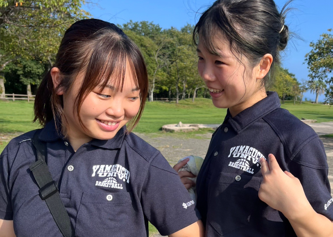 山大女子バスケ部応援(社会貢献活動)1|山口県のスズキ正規代理店高野山スズキ