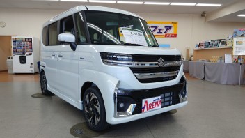 新型スペーシアカスタムの展示車がやってまいりました！