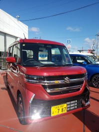 新型スペーシアカスタム試乗車☆
