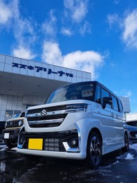 新型スペーシアカスタム　HYBRID　XSターボ　試乗できます！