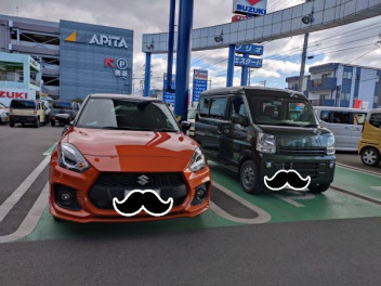 ２トーンのスイフトスポーツかっこいい！