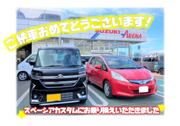 スペーシアカスタムご納車です❢
