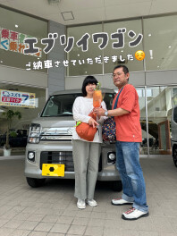 ＮEWエブリイワゴンご納車式