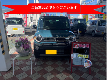 ハスラーご納車おめでとうございます！