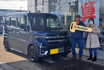 祝！新型スペーシアカスタムご納車おめでとうございます！