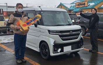 祝！新型スペーシアカスタムご納車おめでとうございます！