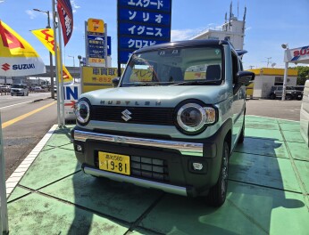 ハスラー　タフワイルド　展示しています♪