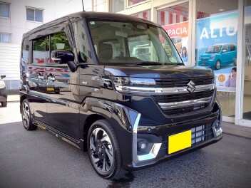 木更津市にお住まいのK様に、スペーシアカスタムをご納車いたしました。