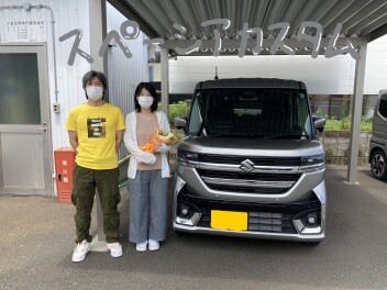 スペーシアカスタムご納車！