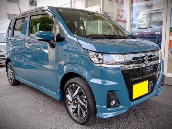 富津市にお住まいのM様にワゴンRカスタムZをご納車いたしました。