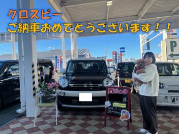 クロスビーご納車おめでとうございます！！