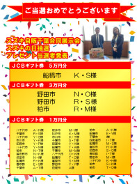 ☆スズキの日抽選プレゼント当選者発表☆