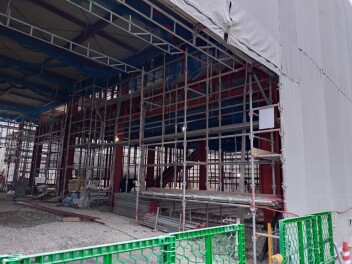 新店舗工事状況の更新です