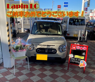 ラパンLCご納車おめでとうございます！