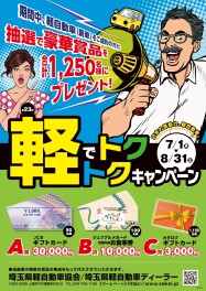 軽でトクトクキャンペーン開催中！