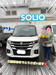 ソリオご納車でございます！！