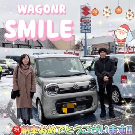 祝★ワゴンＲスマイル納車！！
