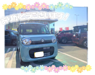 ワゴンＲスマイルご納車です❢