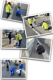 清掃活動をおこないました