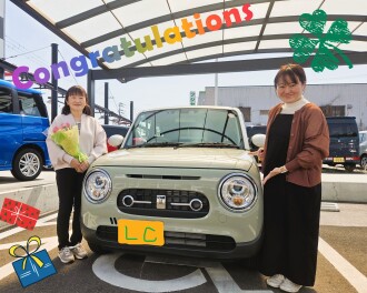 納車式　～ラパンLC　S様～