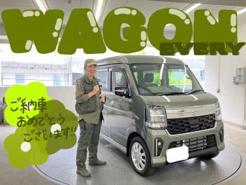 エブリイワゴンご納車いたしました☆