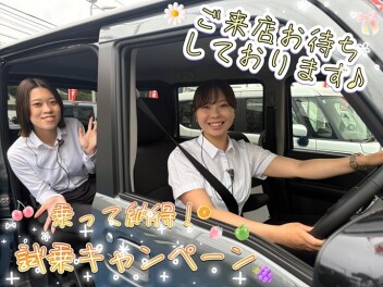 乗って納得！試乗キャンペーン★開催中です