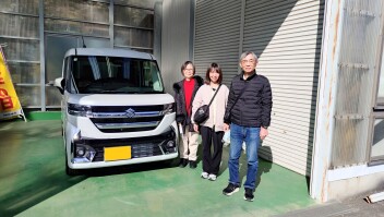 スペーシアカスタム納車式