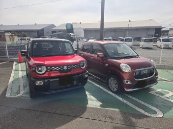 お待たせしました！！　クロスビー納車です！