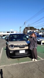 クロスビー納車式