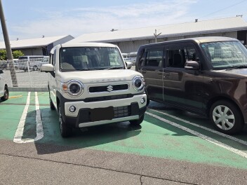 お待たせしました！！　ハスラー納車です！