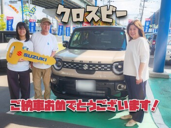 クロスビーご納車おめでとうございます！