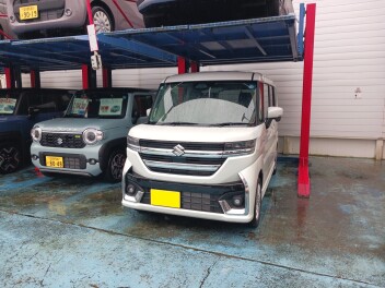 新車スペーシアカスタム納車です。