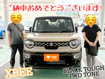 クロスビーブラックタフ２トーンご納車しました！