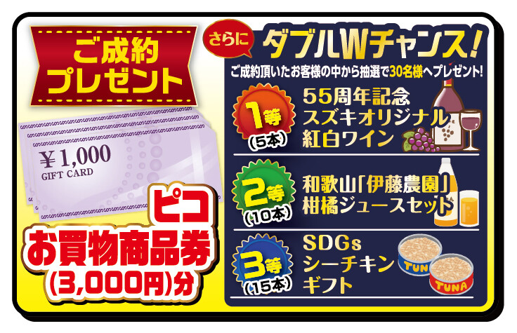 成約プレゼント