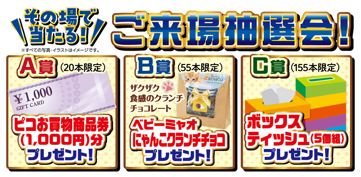 来場抽選会