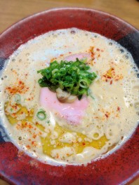 佐渡牡蠣のラーメン