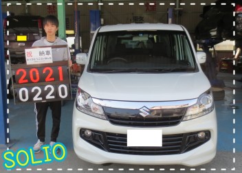 中古車☆ソリオ☆ご納車ありがとうございました！