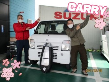 中古車☆ｷｬﾘｨ☆ご納車ありがとうございました！
