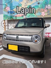 かわいいがぎゅっとつまったラパン☺N様、ご納車おめでとうございます！