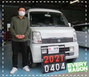 中古車☆ｴﾌﾞﾘｨﾜｺﾞﾝ☆ご納車ありがとうございました！