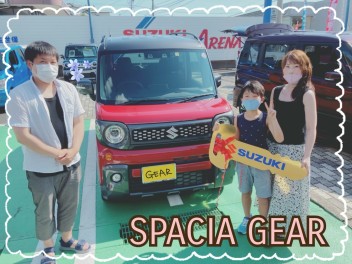 スペーシアギア納車しました♪