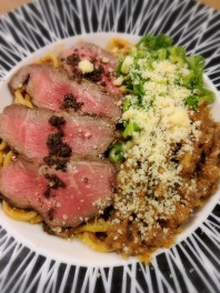 麵人　麺狂い　麺紀行　ローストビーフまぜそば