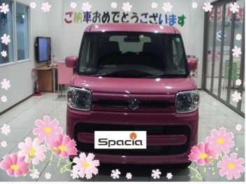 スペーシア納車させていただきました☆